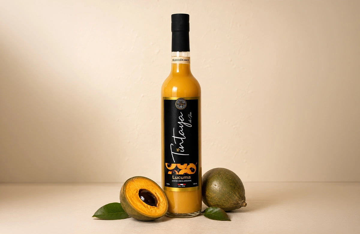 Crema de pisco sabor lúcuma