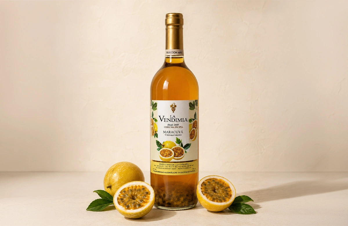 Vino de maracuyá