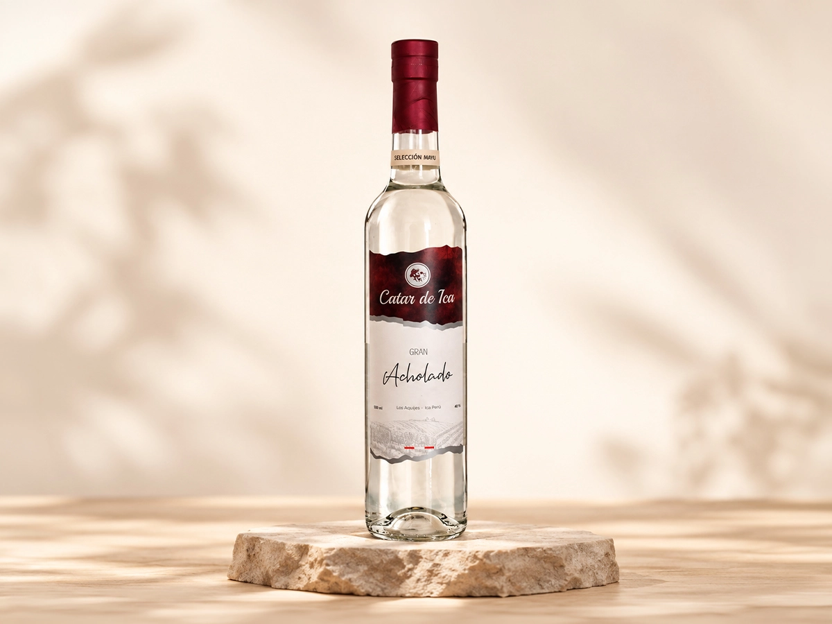 Pisco Acholado Catar de Ica, 500 ml