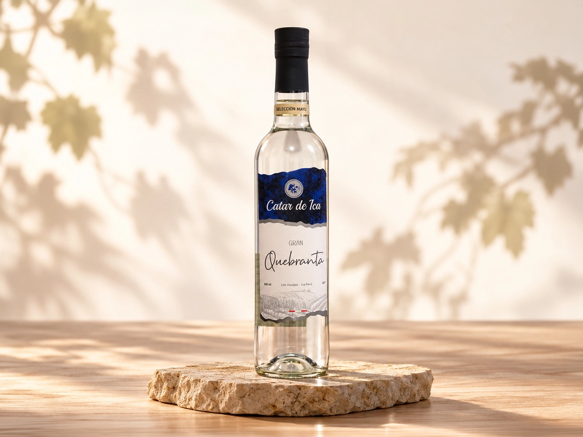 Pisco Quebranta Catar de Ica, 500 ml